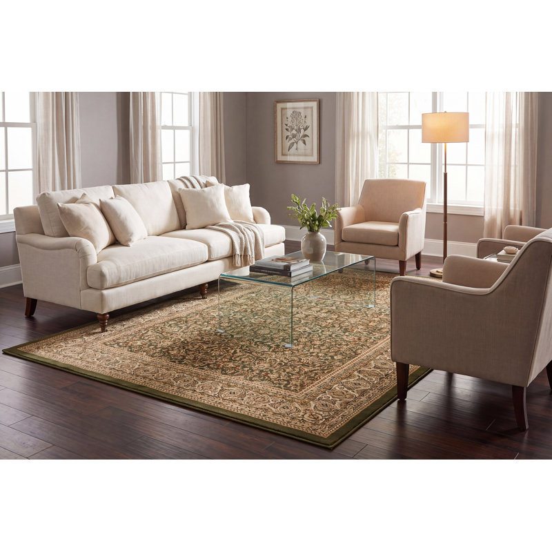 Atterbury Oriental Indoor Rug, Rectangle 5'3" x 7'7"