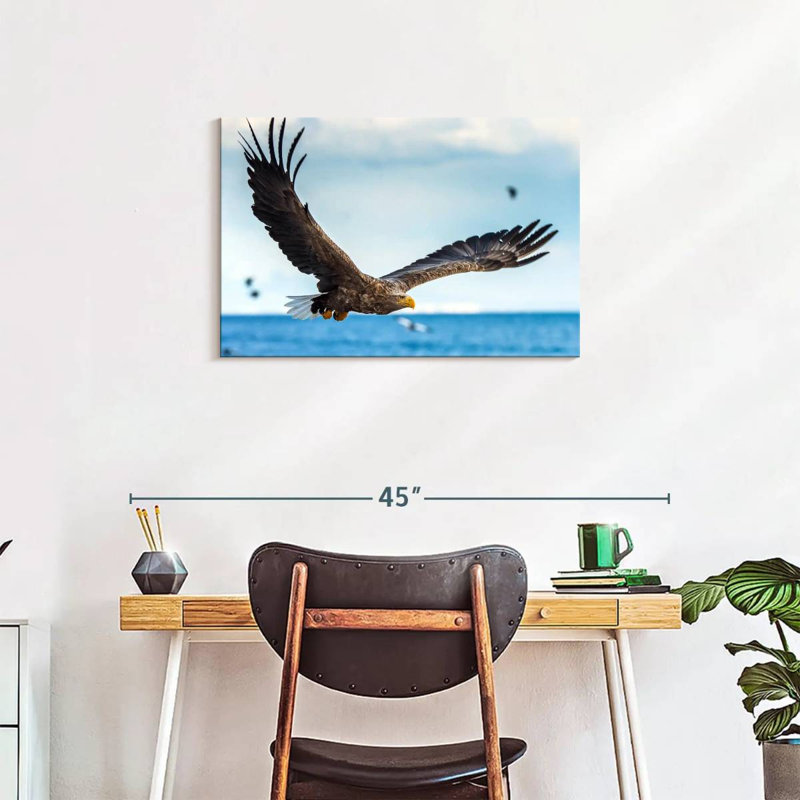 Eagle In Flight, 20" H x 30" W