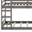 Lit superposé double au dessus d'un lit double Kadejah Kids-228425013
