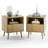 Fluted Nightstand With Curved Profile Design, End Table W/Storage, Bedside Table For Bedroom, Living Room-1279781399-1283398317