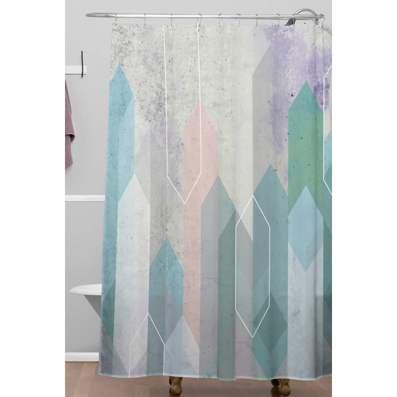 Geometric Shower Curtain