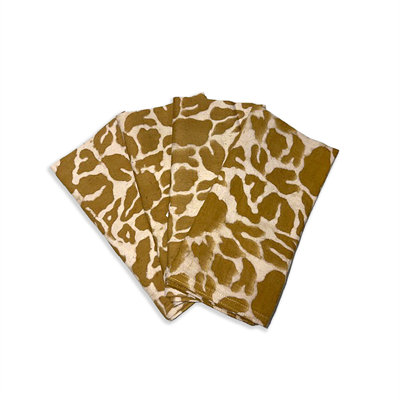 Yan Mustard Block Print Napkins