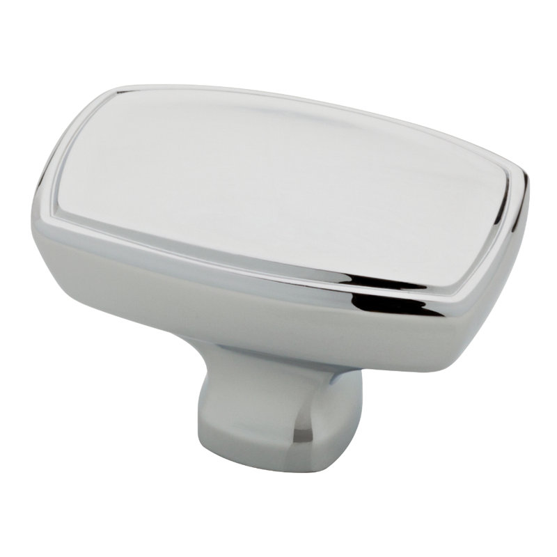 Ashtyn Rectangle Knob, Polished Chrome