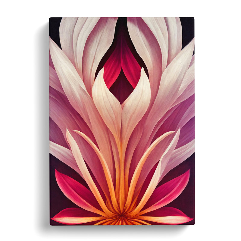 The Inquisitive Flower - Wrapped Canvas, 60cm H x 40cm W x 3cm D