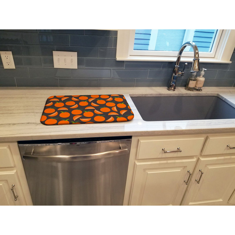 Tapis de séchage oranges