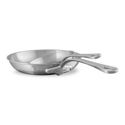 Mauviel 1830 M'URBAN 4 Tri-Ply 2-Piece Frying Pan Set With Cast Stainless Steel Handles