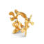 Golden Winter Berry Metal Napkin Ring