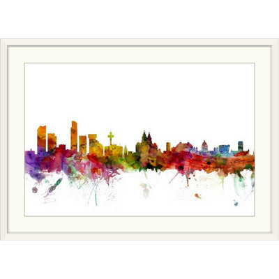 Francy " Liverpool England Skyline " by Michael Tompsett