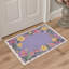 Tapis d'intérieur lavable à la machine mauve / jaune / vert / beige avec envers antidérapant Verdant-128992418-128992420