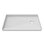 DreamLine TilePrime 36 inch D x 60 inch W x 3 inch H Right Drain Single Threshold Shower Base