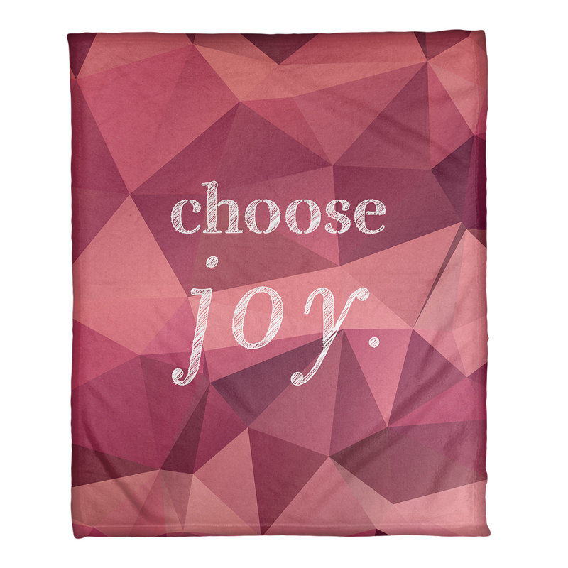 Sewn Throw Blanket, 50" W x 60" L, Light, Pink