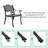 Donnita 2 - Person Patio Dining Set Umbrella Hole Included Round Table