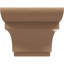 New Brighton cèdre brut grain de bois TimberThane Corbel, apprêté brun clair-88292409
