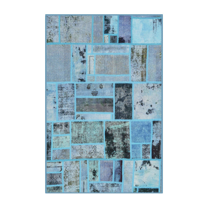 Abstract Indoor Rug, Rectangle 4' x 6'