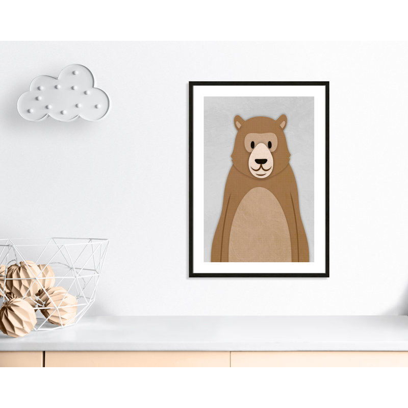 Adhésif décoratif Cheery Bear, H 24 po x l 20 po x P 1 po, Papier