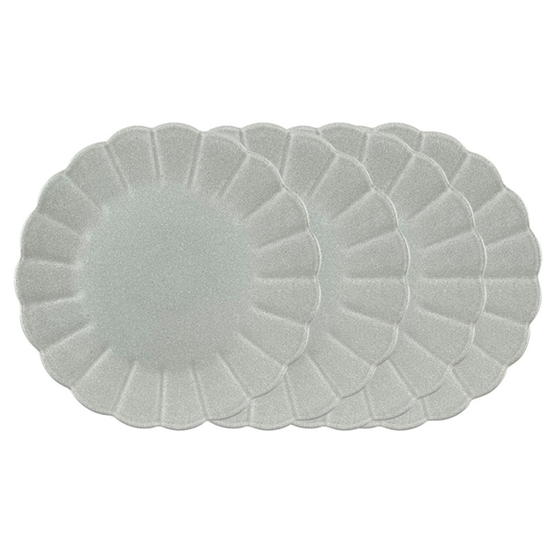 Canvas Home Lafayette Dinner Plate, Gray