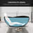 63'' x 38'' Soaking Solid Surface Bathtub-107732110