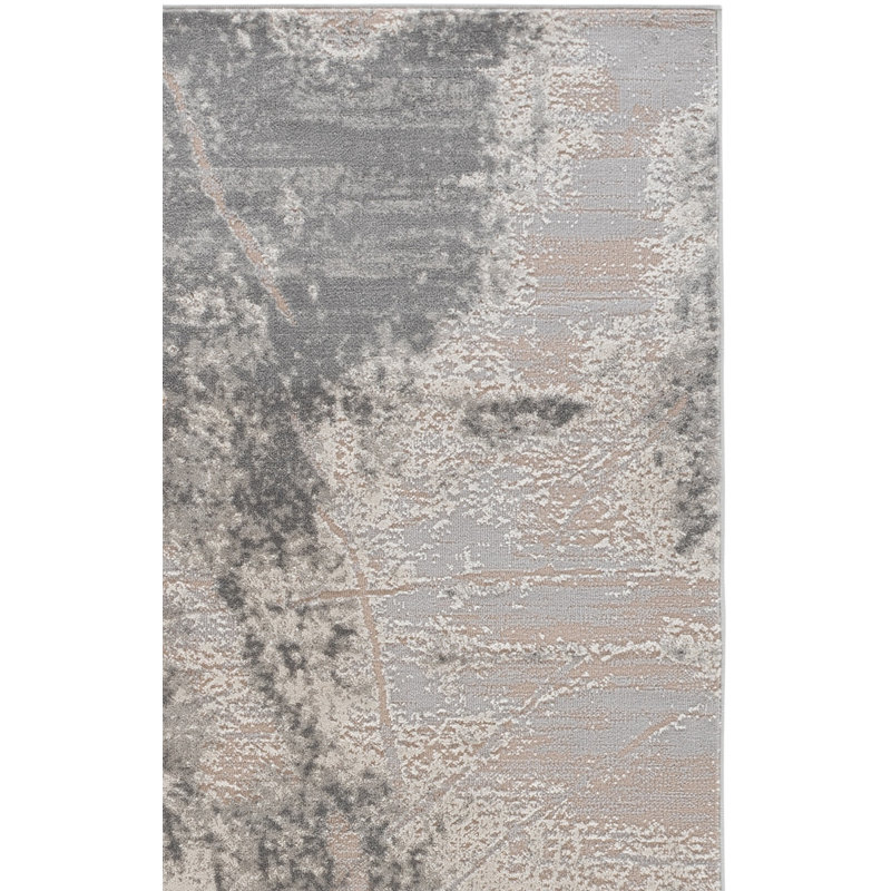 Palma 372 Performance Abstract Rug, 6'-7" X 6'-7" Square
