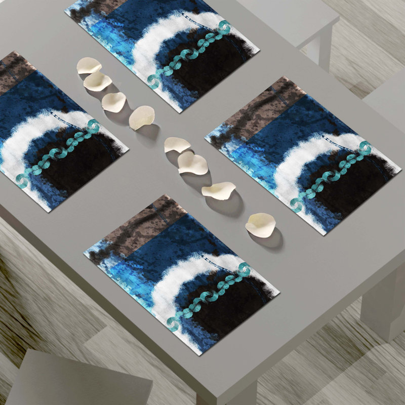 Napperon abstrait en polyester