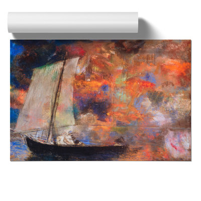 Flower Clouds by Odilon Redon - Frameless Print