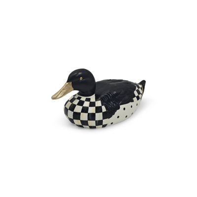 Courtly Check Mallard Duck Figurine
