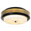 Plafonnier encastré multi-lumières, plafonnier rond moderne avec abat-jour en verre givré pour éclairage de couloir, de chambre à coucher, de cuisine ou de salle de bain-1108215652-1109411972
