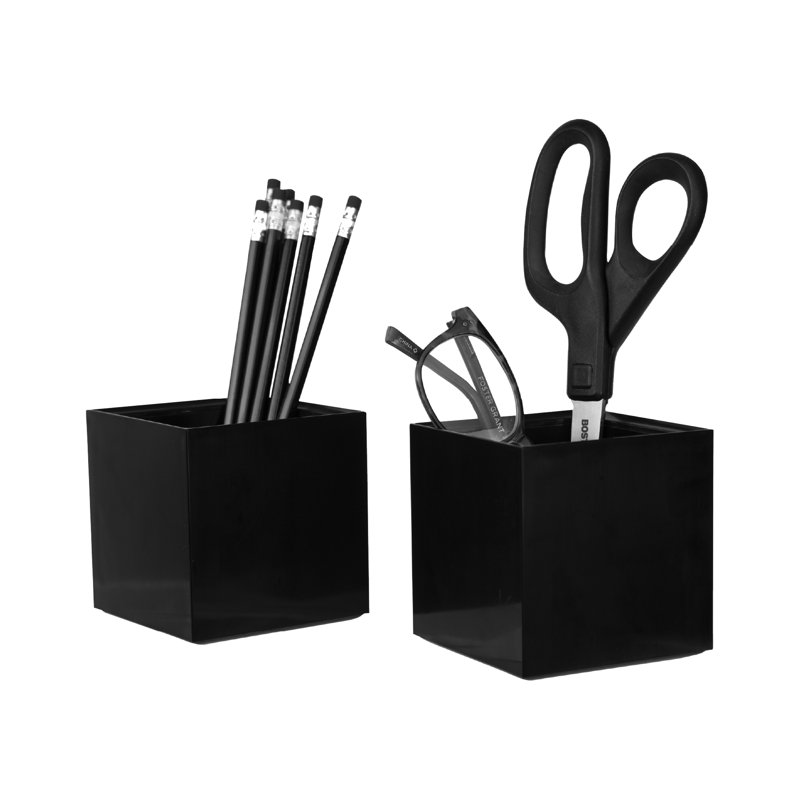 Plastic Desk Organizer, White