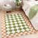  Checkered Washable Area Rug for Living Room Non-Slip Soft Stain Resistant Indoor Carpet