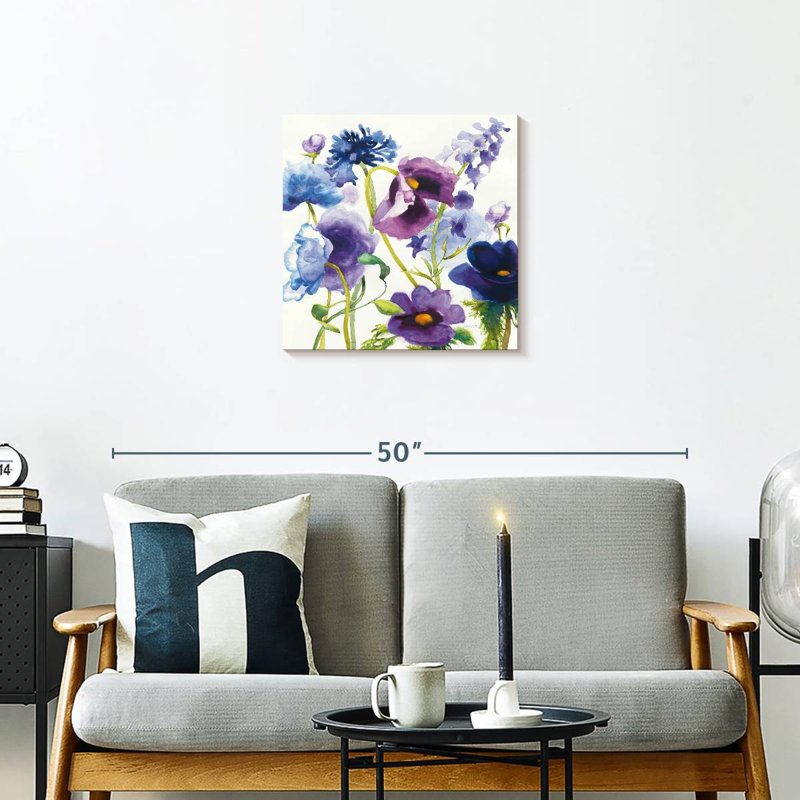 Harnek - jardin mixte bleu et mauve I