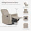 Fauteuil inclinable Evolur Raleigh Basic Glider |Fauteuil à bascule-134878891