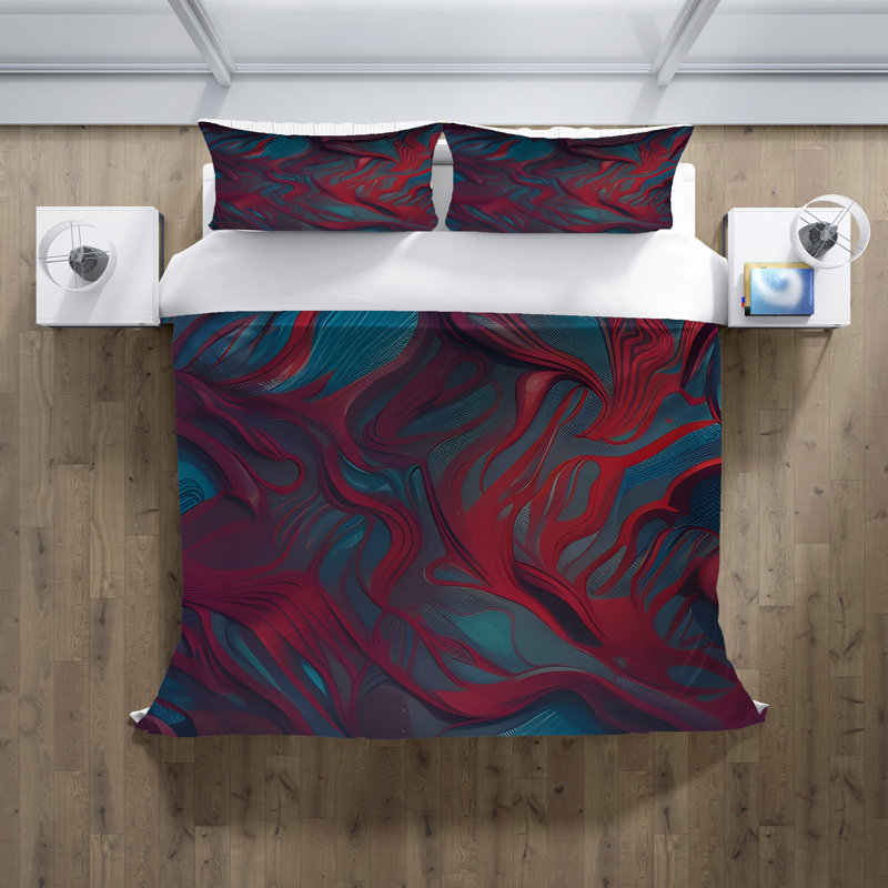 Literie , Housse de couette simple + 1 taie décorative pour