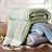 Luxurious Chunky Knit Soft Chenille Two-Tone Throw Blanket-123486719