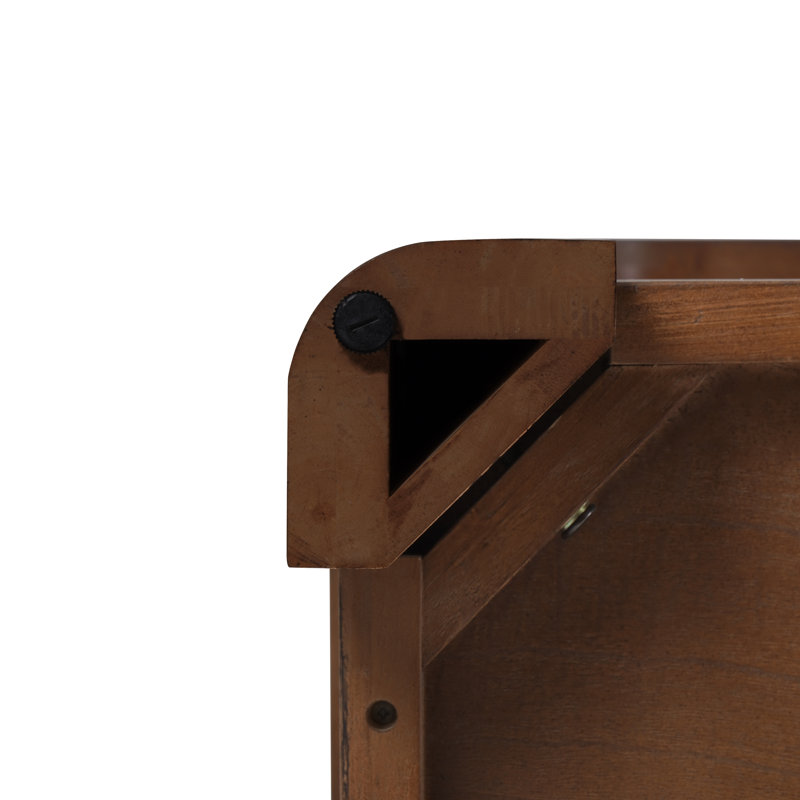 Burroughs 66" Console Table With Open Shelf, Walnut, Walnut, Walnut