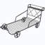 Base de lit 41,23 po Chatteris