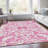 Premium Machine Washable Prisco Blush Rug-2003261726