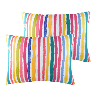 Crystine Abstract Rectangular Throw Cushion