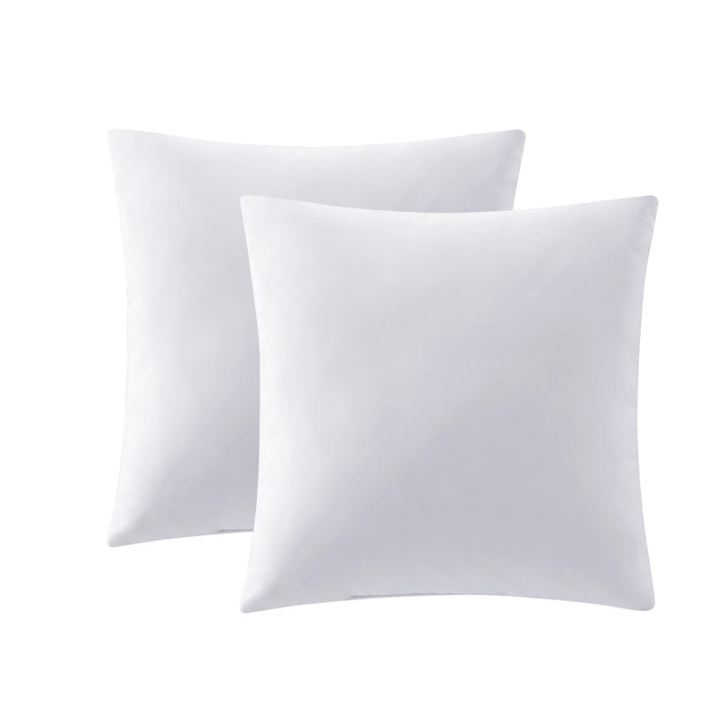 2 PCS Duck Feather Insert Coussin décoratif Coussins décoratifs 18 * 18 pouces, 18*18"