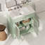 Meuble-lavabo 31 po avec verre trempé, vert-1925494145