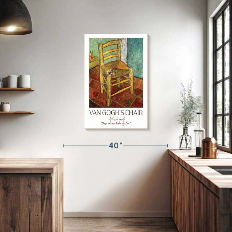Affiche de l'exposition Chair Van Gogh, H 36 po x l 24 po