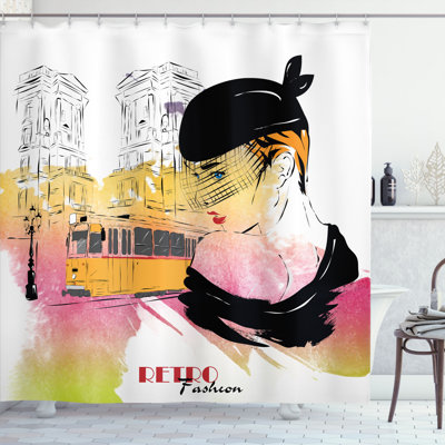 Ellasyn Shower Curtain with Hooks Included