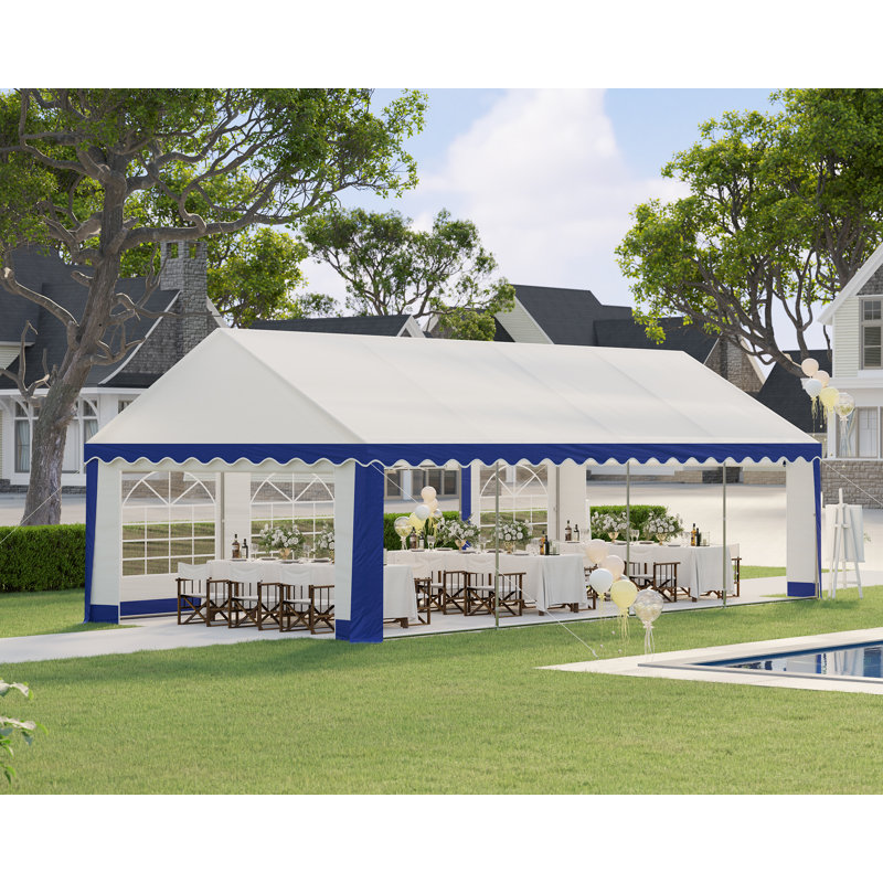Canopy With Rolled Sidewalls, Waterproof/ UV 50+, 16 ft x 32 ft
