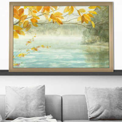 Vue du rivage - Peinture