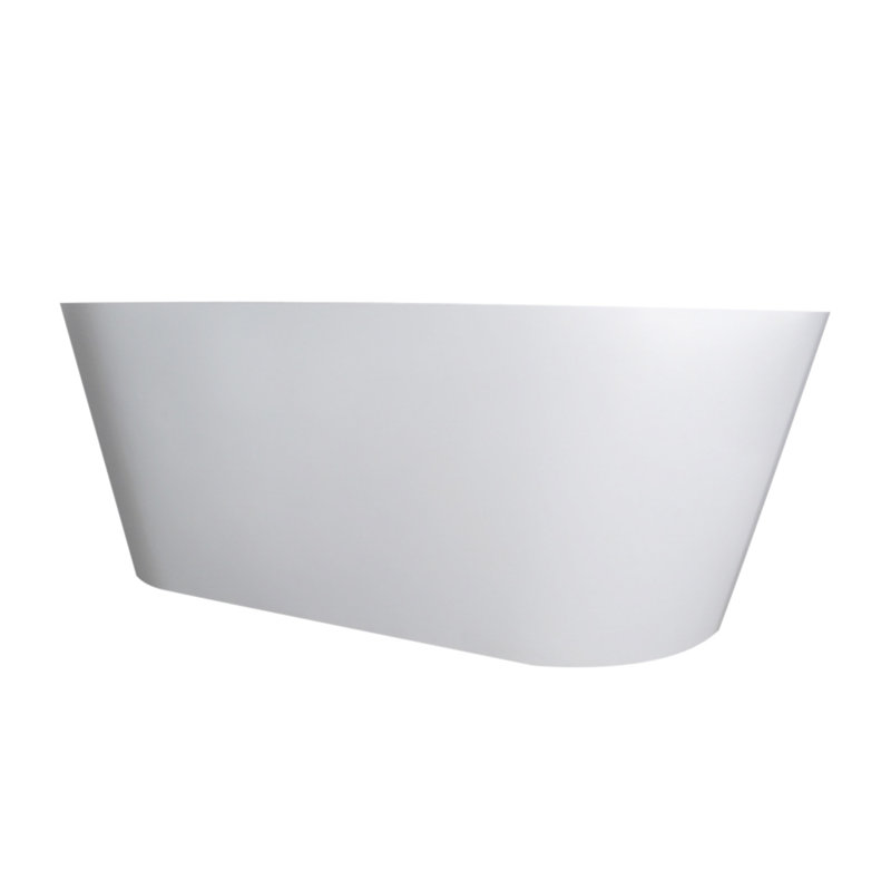 65 Inch Freestanding Solid Surface Soaking Bathtub For Bathroom