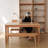 Burlywood Rectangular Solid Wood Dining Table-440145010