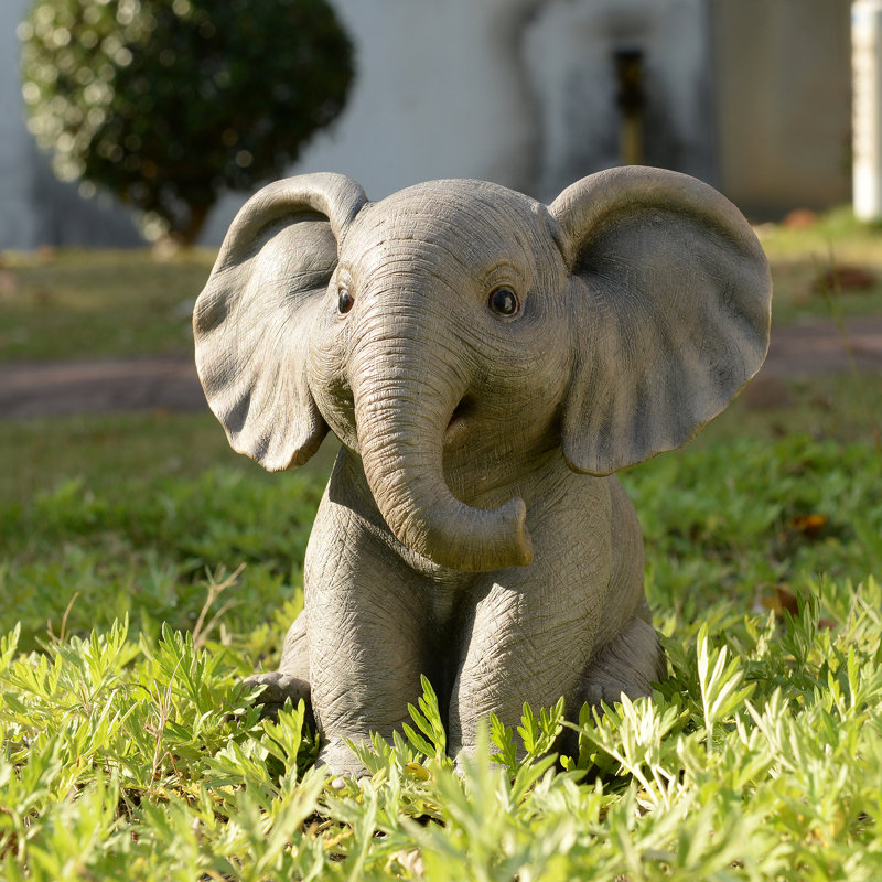 Animals Weather Resistant Polyresin Garden Statue