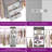 41"-107" Closet System With 6 Drawers And 8 Rods（Can Be Cut To Fit）-158276804-158276803