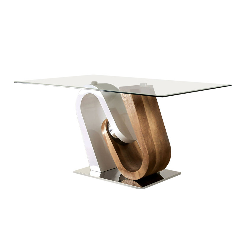 Whelmsley Glass Top Dining Table