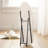 63"x24" Full Length Irregular Wavy Mirror – Flannel Wrapped Wooden Frame, Standing/wall-mounted For Bedroom, Living Room, Dressing Room (white )-1076293705