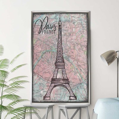 " Map Of Paris " by Elizabeth Medley