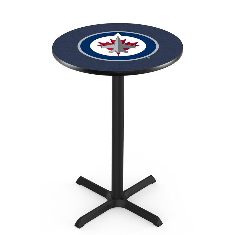 NHL Pub Table, Winnipeg Jets, 42" H x 28" L x 28" W